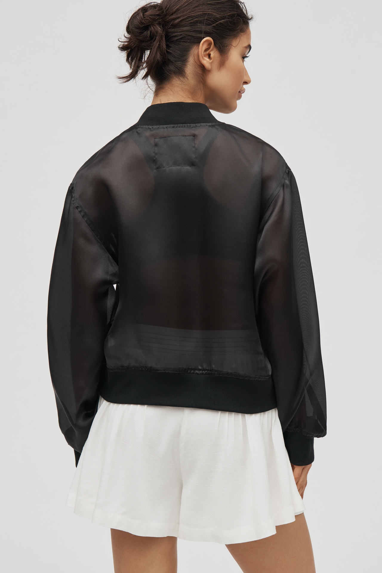 Sanctuary Organza Bomber Jacket