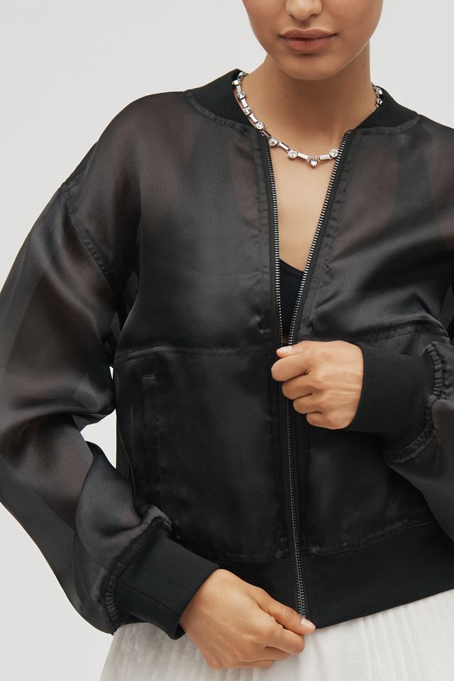 Sanctuary Organza Bomber Jacket #2