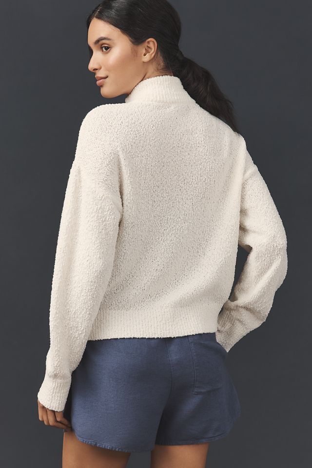 Sanctuary Bouclé Knit Bomber Jacket #2