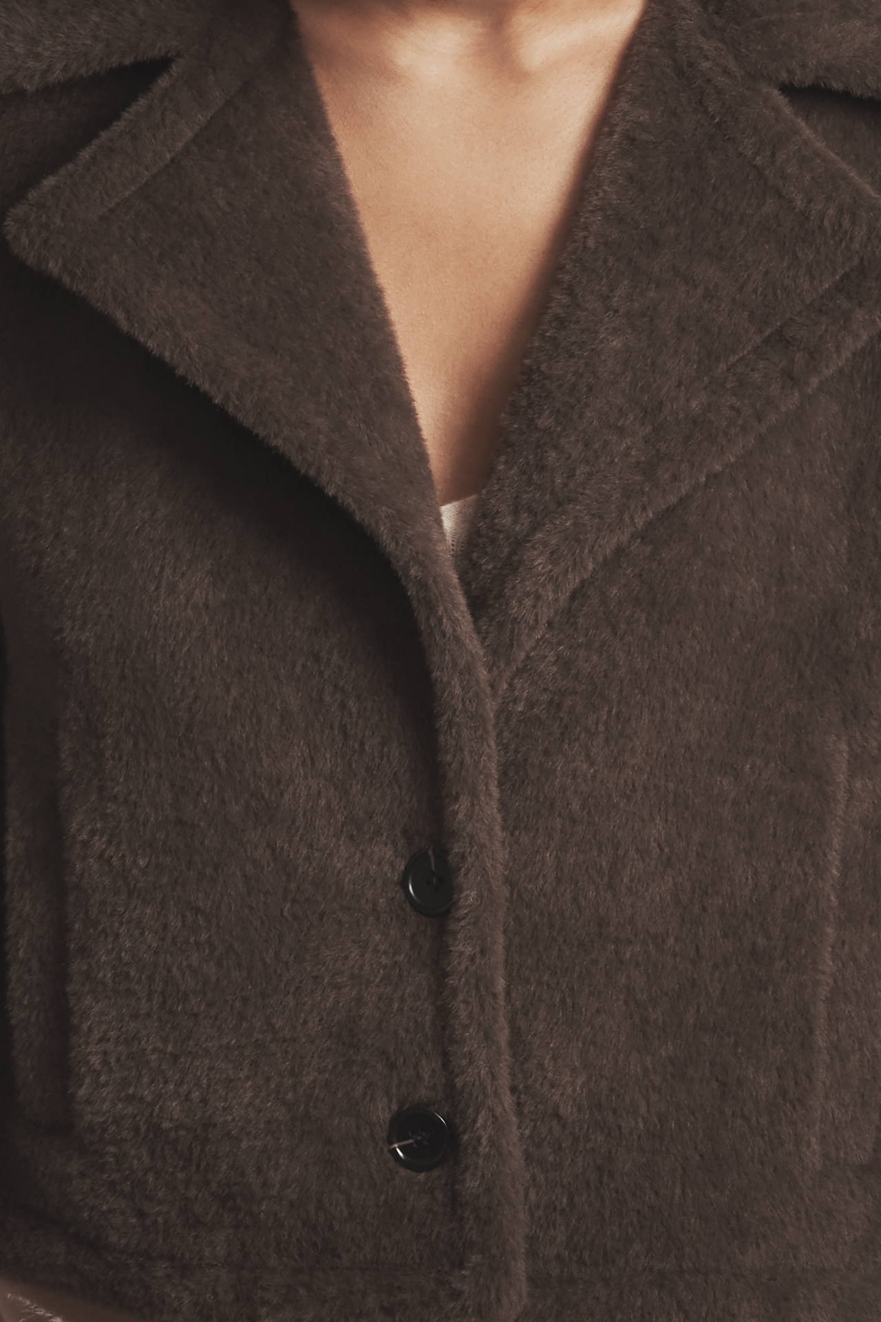Sanctuary Colette Faux-Fur Knit Jacket