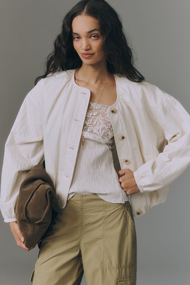 Sanctuary Dandelion Trophy Bubble-Hem Jacket | Anthropologie