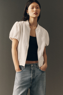 Sanctuary Everly Linen Jacket In White