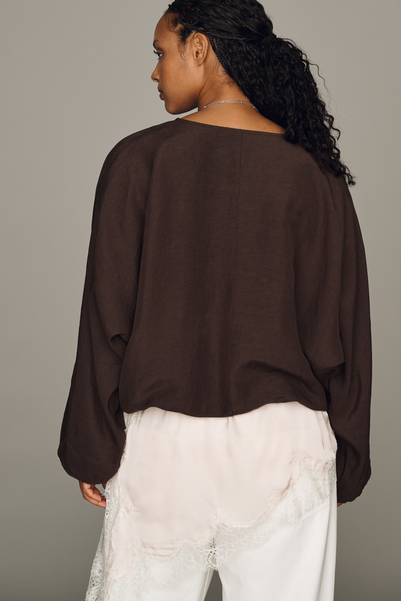 Sanctuary Linen Bubble Jacket
