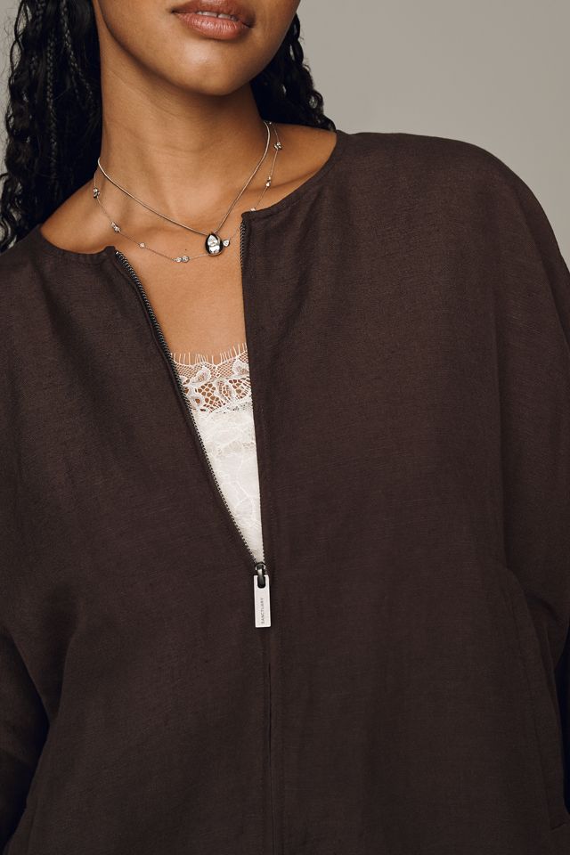Sanctuary Linen Bubble Jacket #7