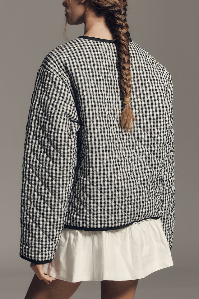 Sanctuary Rec Gingham Quilted Jacket  #1