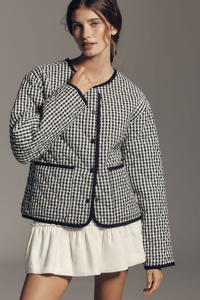 Sanctuary Rec Gingham Quilted Jacket  #2