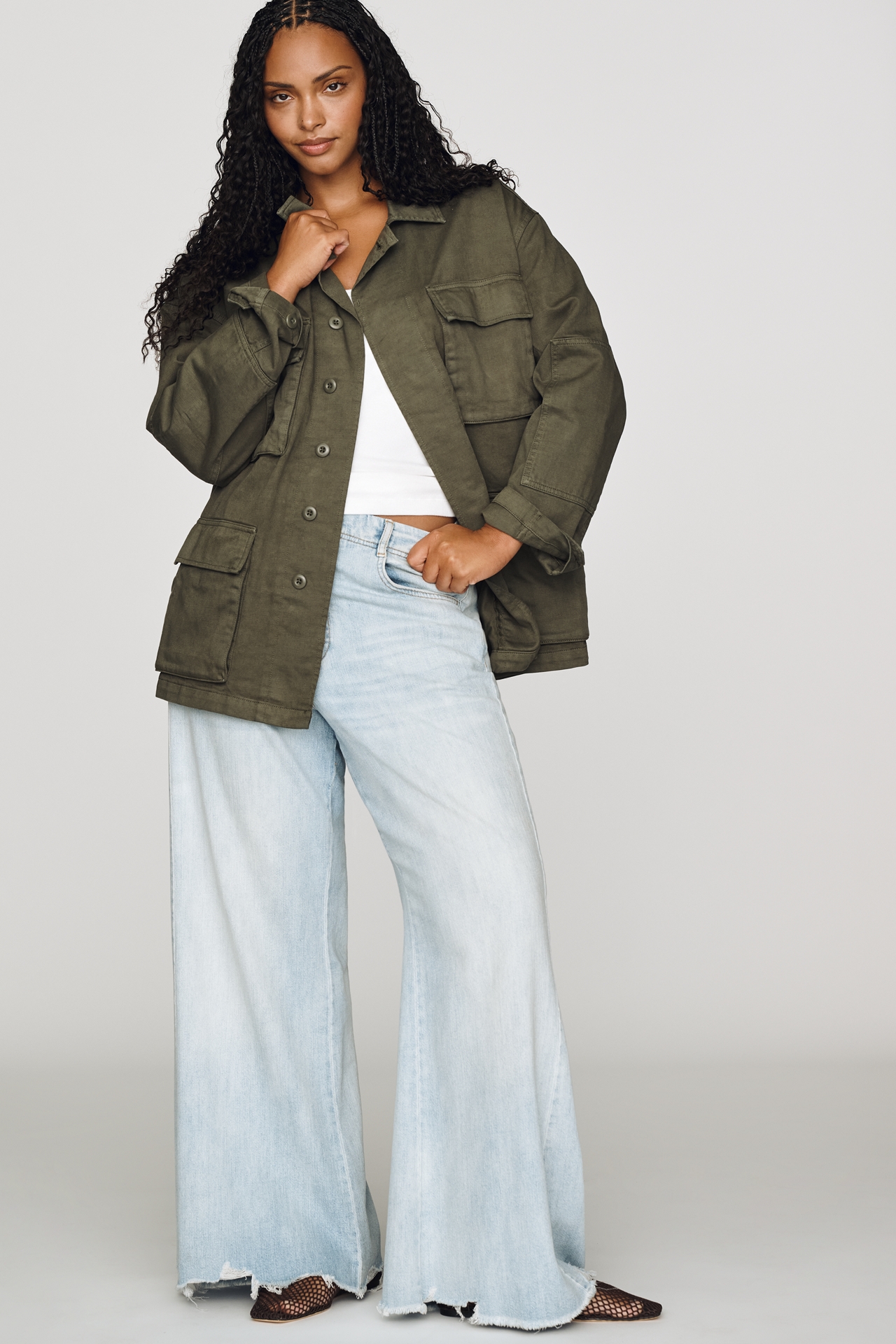 Sanctuary Cotton Utility Jacket