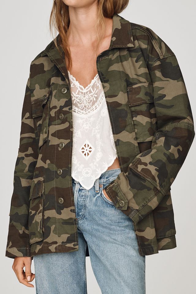 Sanctuary Cotton Camo Utility Jacket #4