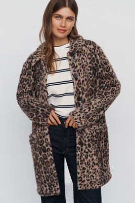 Sanctuary Upside Faux Fur Jacket In Brown