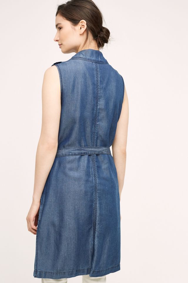 Chambray Duster Vest #1