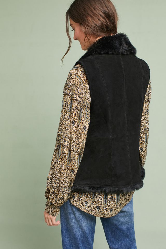 Michael Stars Reversible Faux Fur Vest