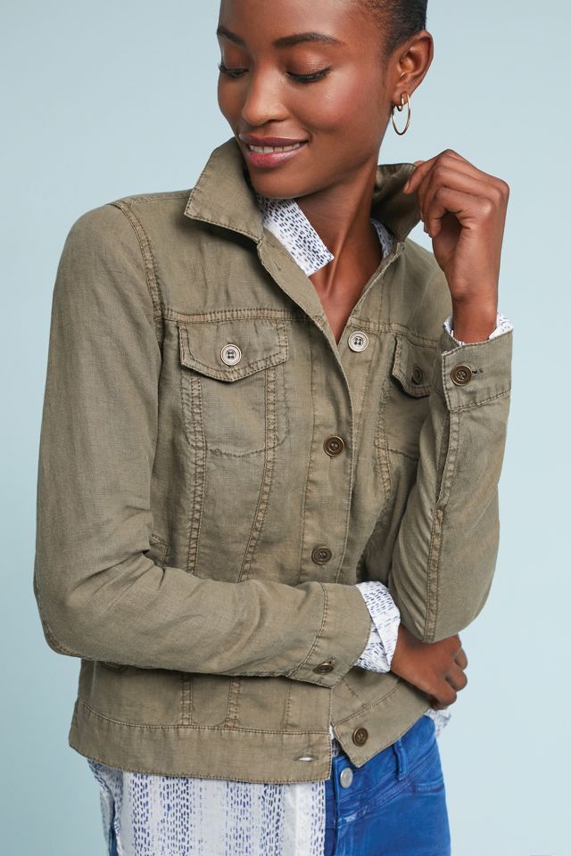 Jean Linen Jacket