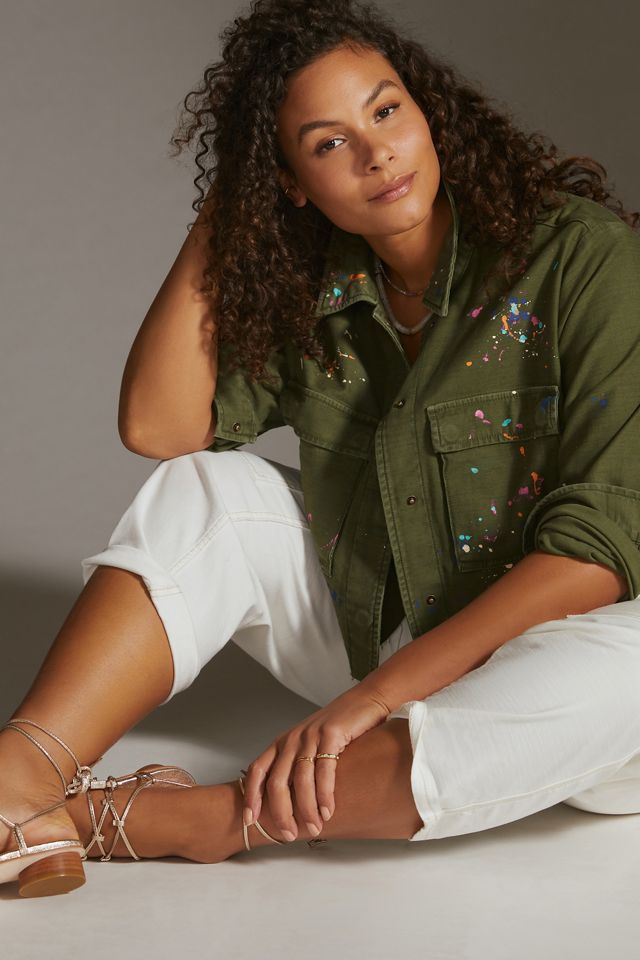 Pilcro Cropped Utility Jacket | Anthropologie