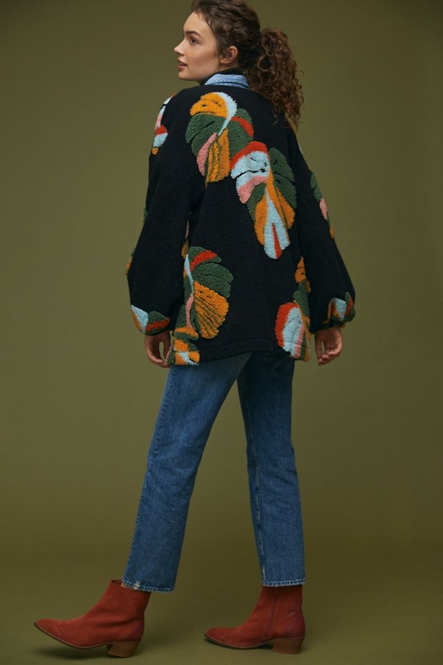Farm Rio Botanical Sherpa Jacket #1