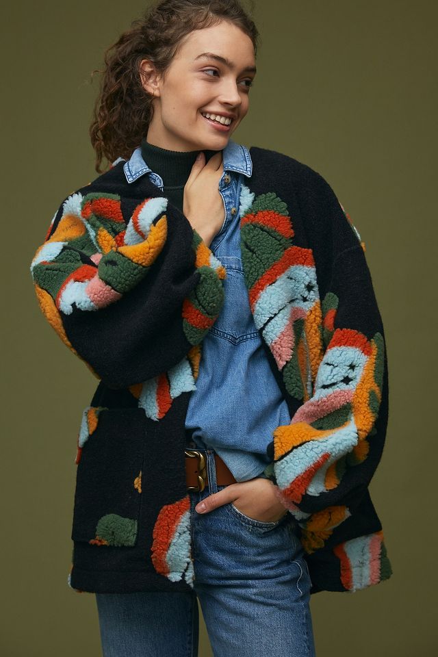 Anthropologie hot sale sherpa jacket