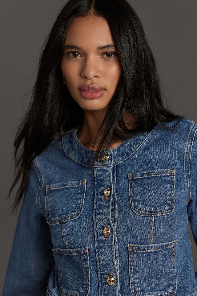 Anthropologie on sale denim jacket