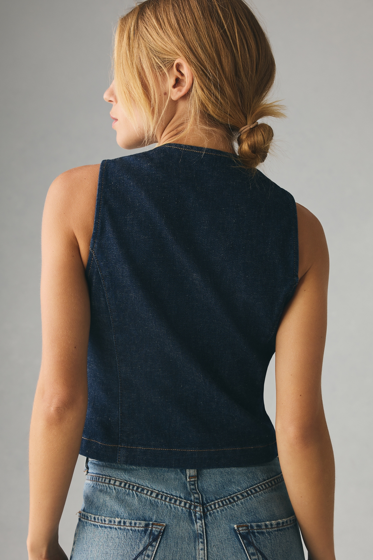 Pilcro Denim Vest