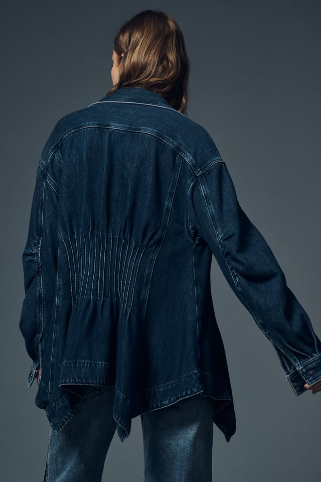 By Anthropologie Pintuck Peplum Jacket #1