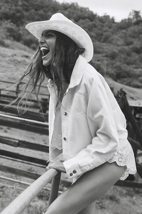 The Dolman Regenerative Cotton Denim Jacket