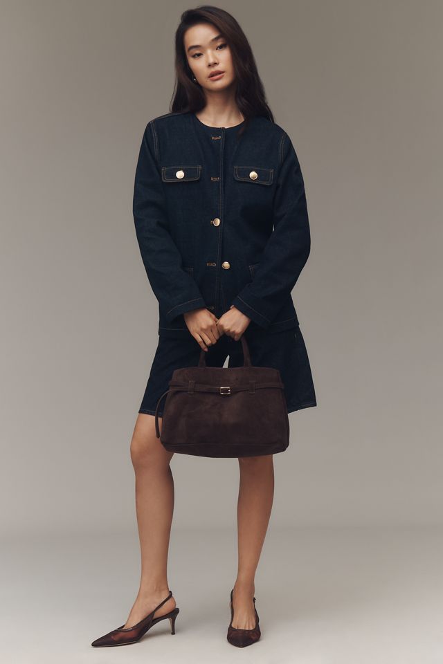 Maeve Oversized Denim Jacket #3