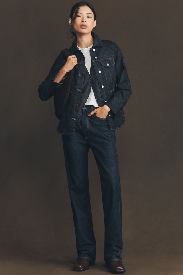 Pilcro Peplum Denim Jacket #3