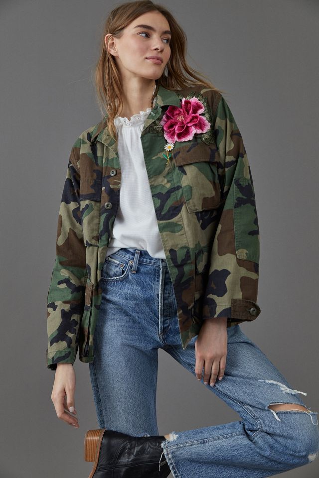 Anthropologie shop camo jacket