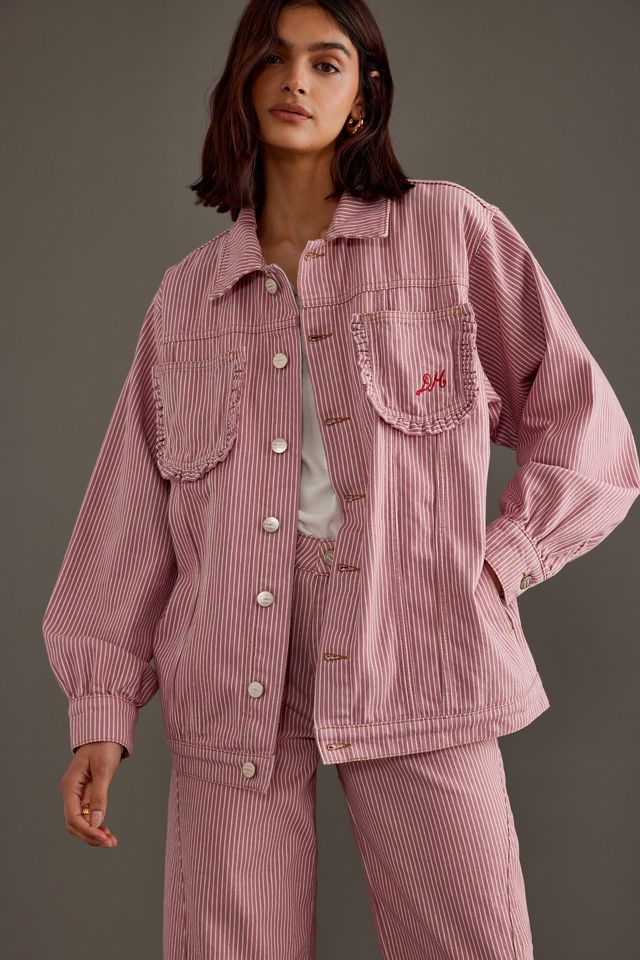 Veste en jean à volants Damson Madder #2