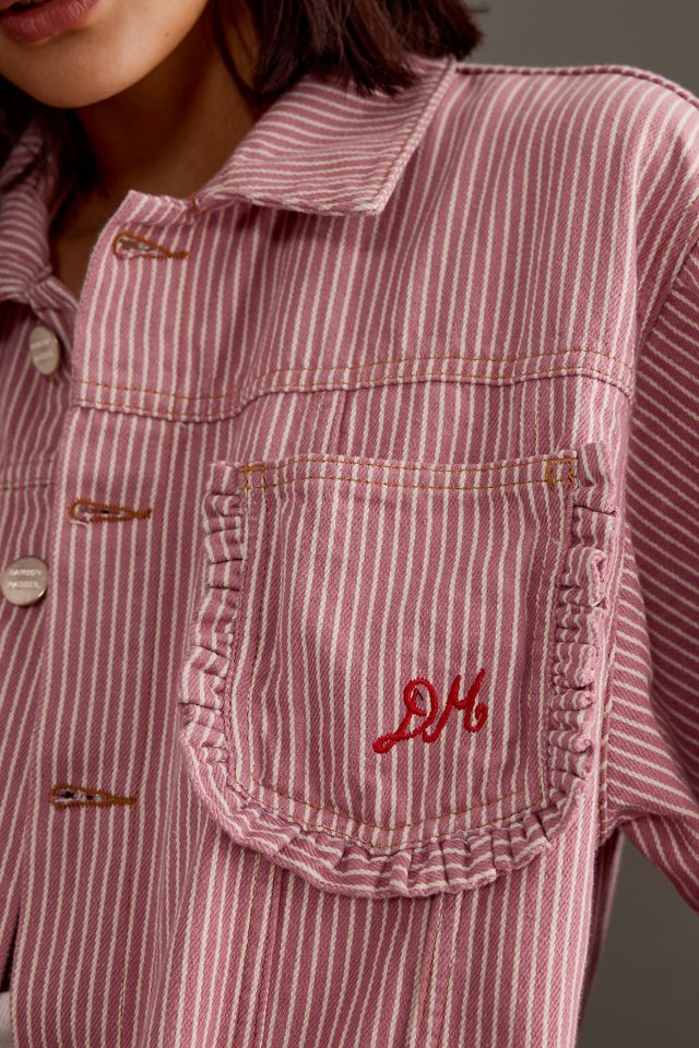 Veste en jean à volants Damson Madder #4