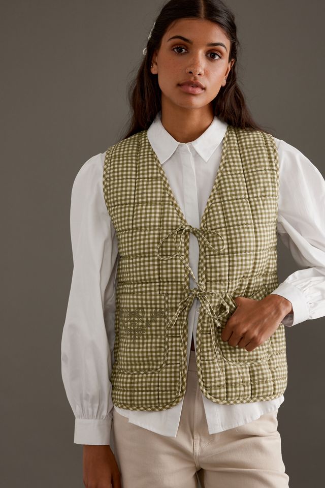 Gilet Arte Vichy Prune Garance #4