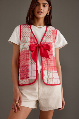 Damson Madder Arte Reversible Quilted Gilet | Anthropologie UK