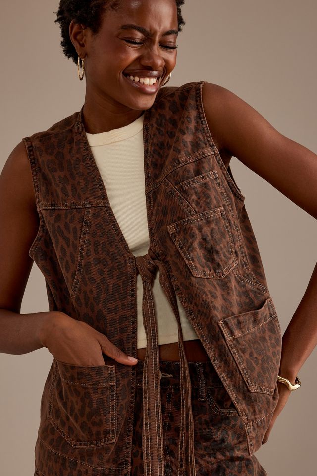Damson Madder Dilly Tie-Front Gilet | Anthropologie UK