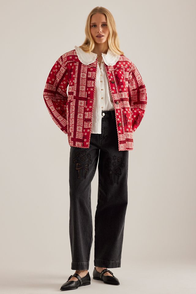 Damson Madder Macy Gesteppte Wendejacke #2