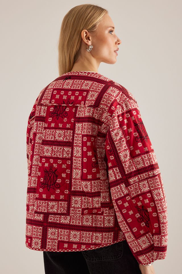Damson Madder Macy Gesteppte Wendejacke #1