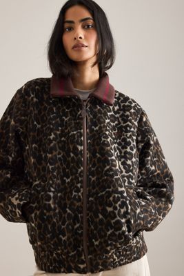 Damson Madder Pixie Wool Bomber Jacket