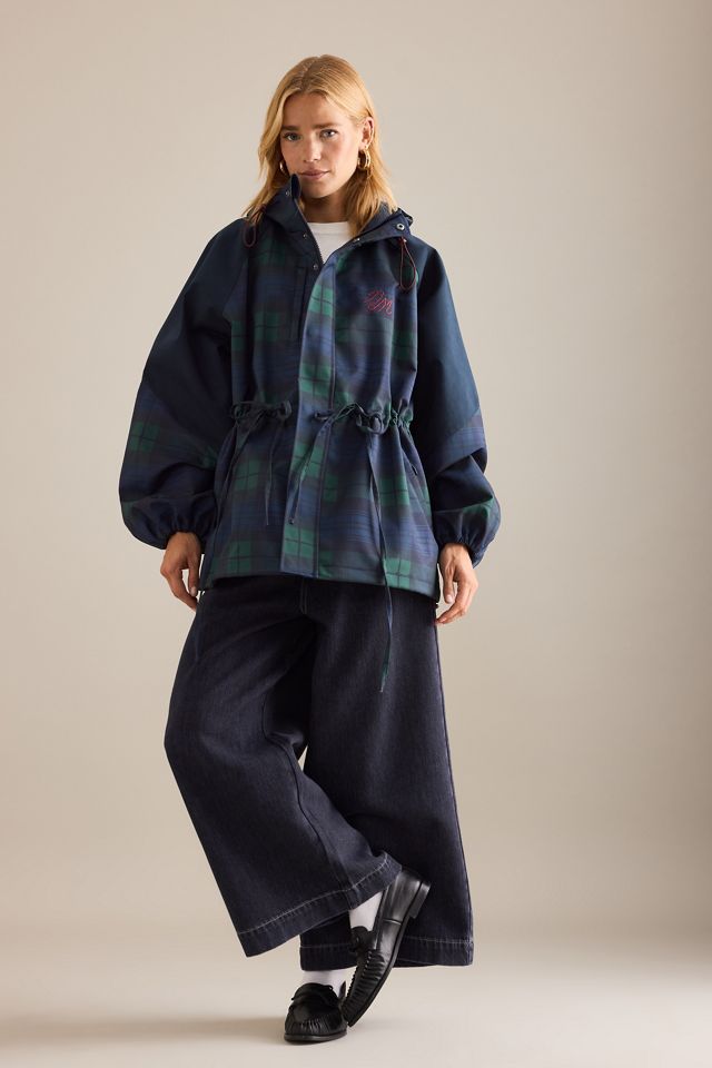 Imperméable à carreaux Liu Damson Madder #1