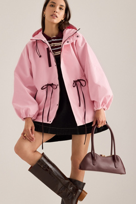 Damson Madder Liu Check Raincoat