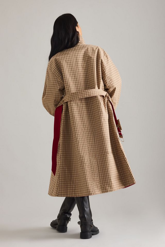 Damson Madder Anja Reversible Trench Coat | Anthropologie UK
