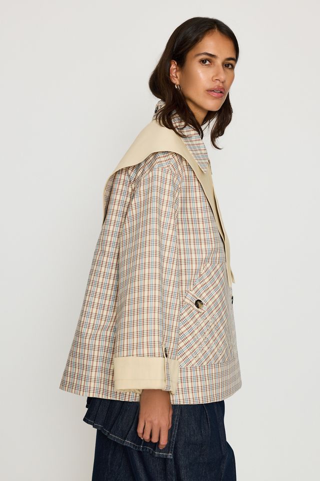 Abrigo Trench Corto Reversible Jerry Damson Madder #2