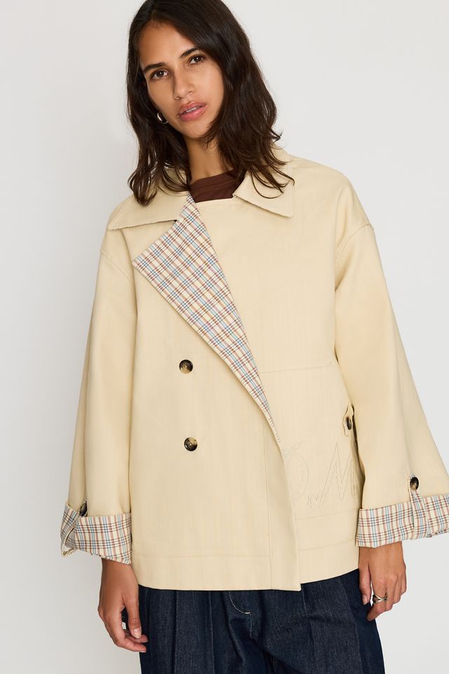 Abrigo Trench Corto Reversible Jerry Damson Madder #3