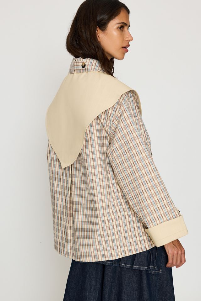 Abrigo Trench Corto Reversible Jerry Damson Madder #4