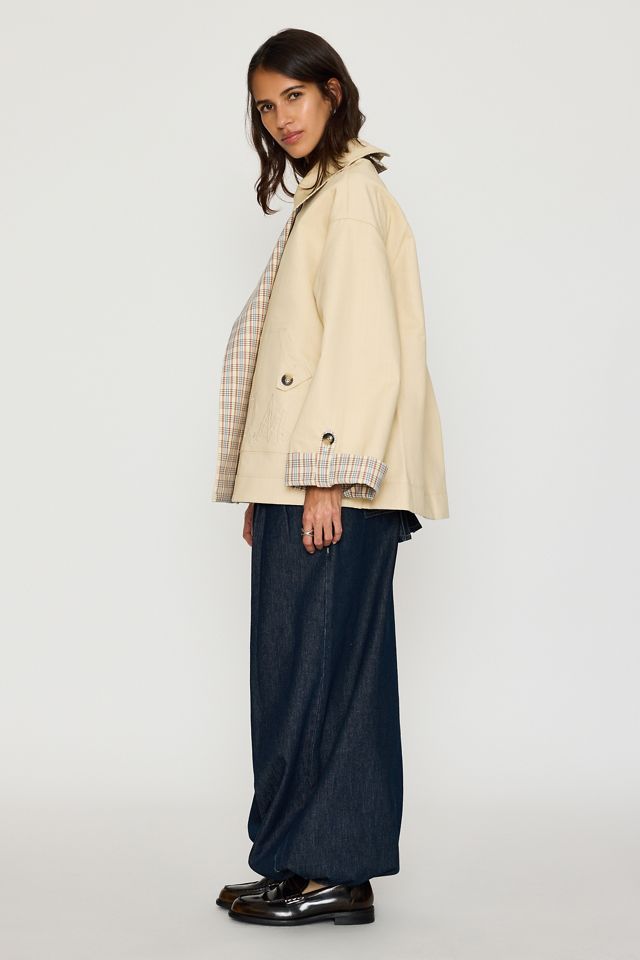 Abrigo Trench Corto Reversible Jerry Damson Madder #5
