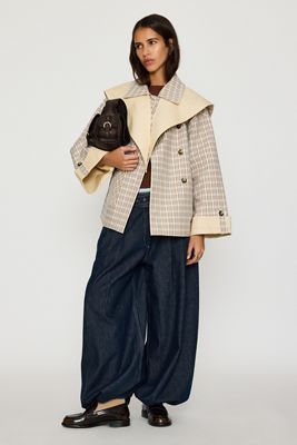 Damson Madder Trench Corto Reversibile Jerry