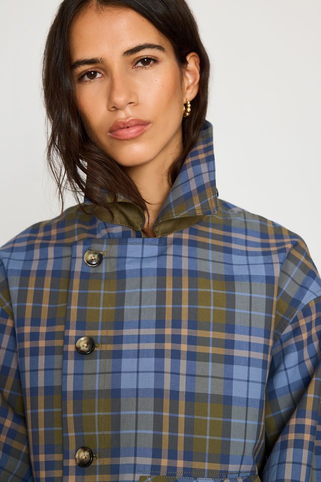 Abrigo Trench Corto Reversible Jerry Damson Madder #2
