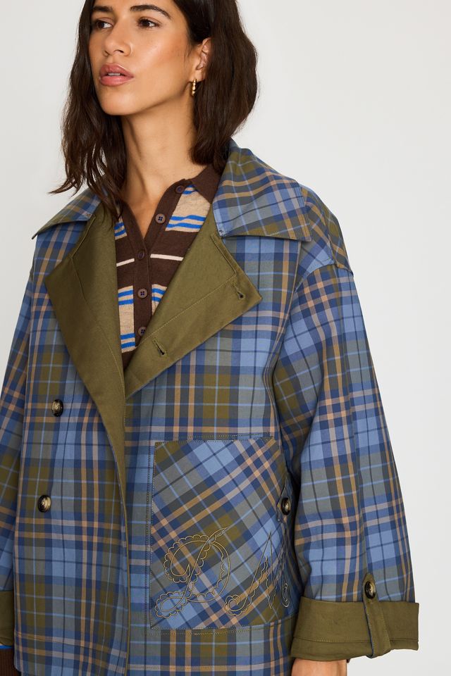 Abrigo Trench Corto Reversible Jerry Damson Madder #4