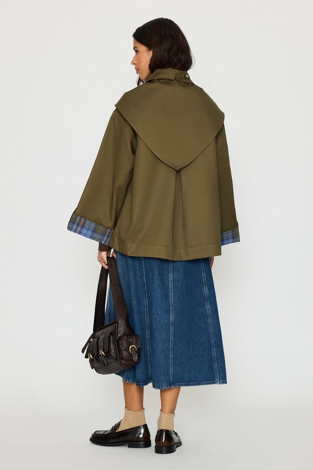 Abrigo Trench Corto Reversible Jerry Damson Madder #5