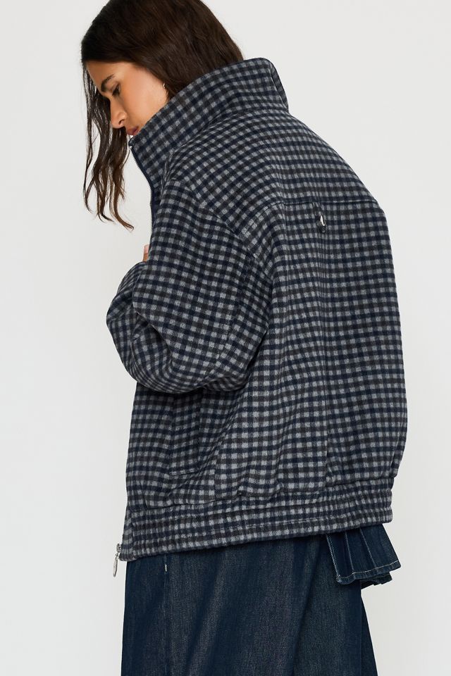 Damson Madder Pixie Wool-Blend Bomber Jacket #4