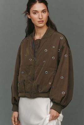 Veste Bomber à Oeillets Pilcro