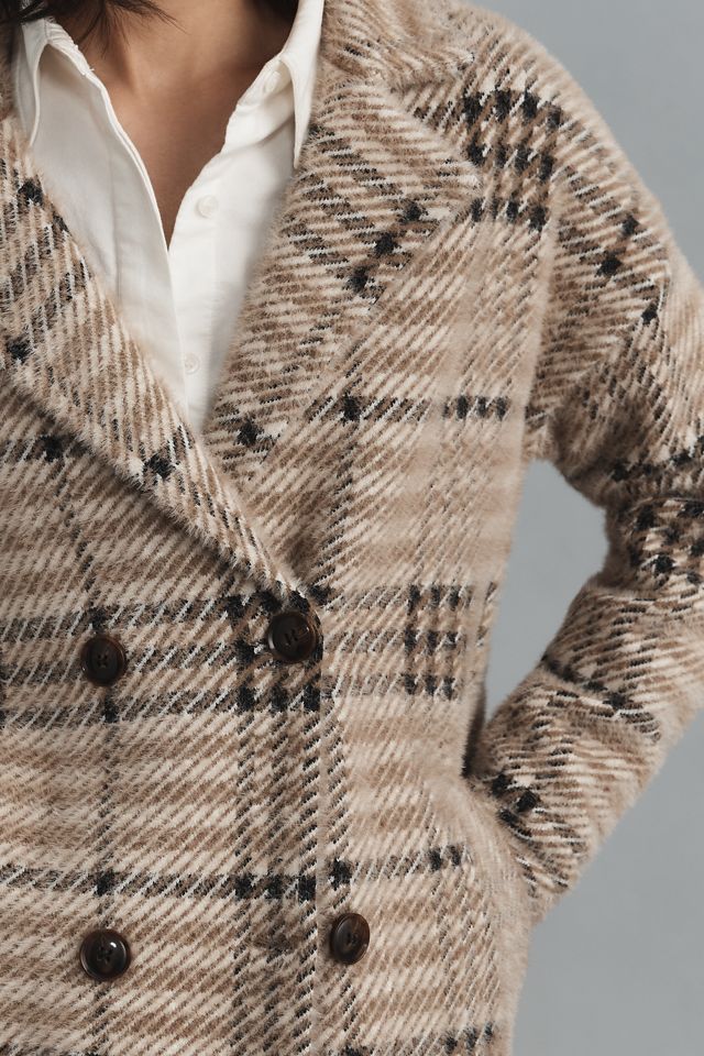 NVLT Eyelash Knit Plaid Coat #5