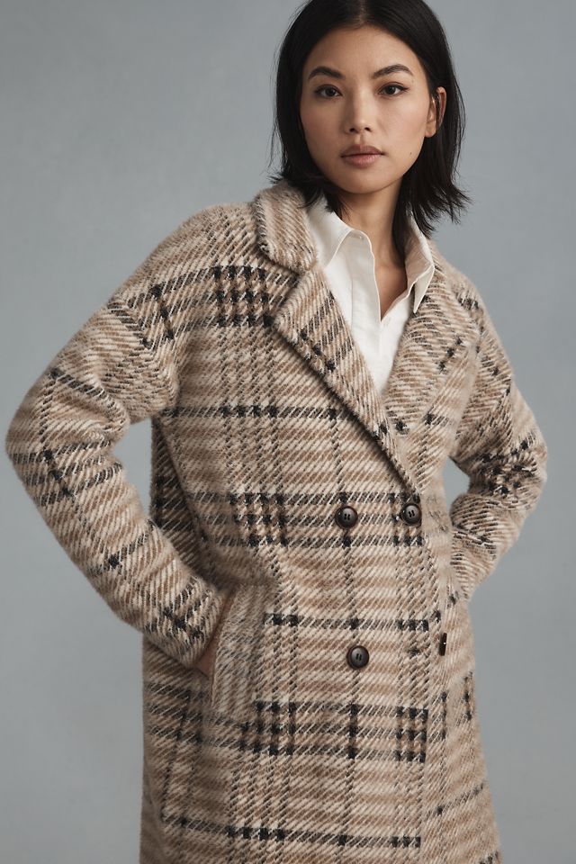 NVLT Eyelash Knit Plaid Coat #7