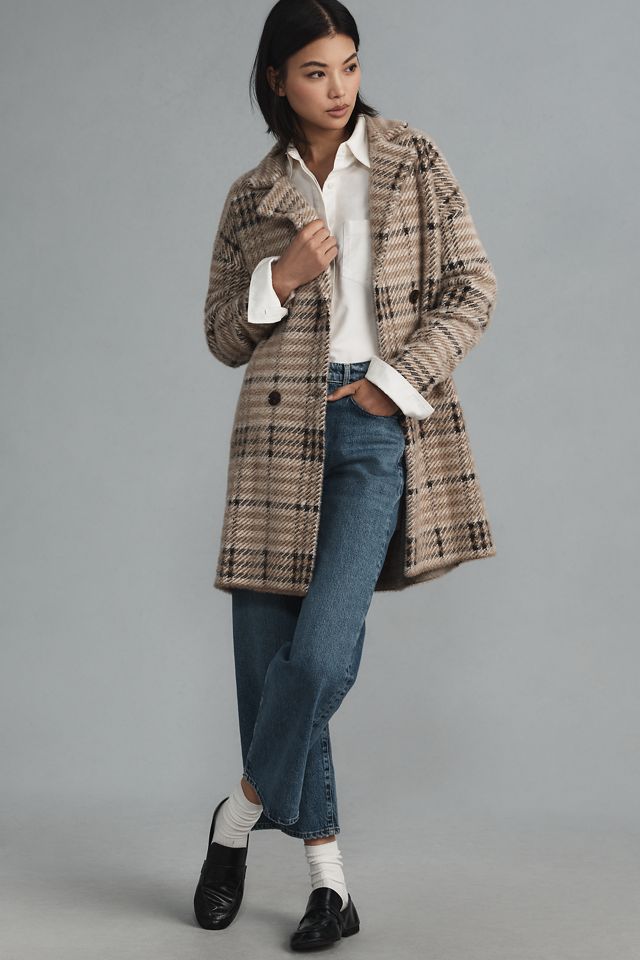 NVLT Eyelash Knit Plaid Coat #4